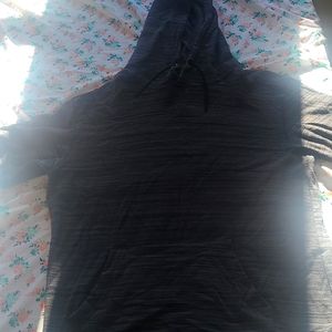 Striped grey CSG hooded  shirt